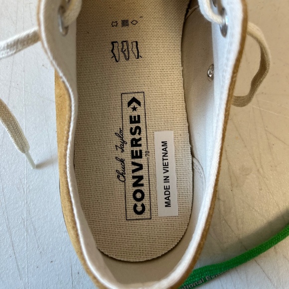 Mens Retro Low Cut Oxford Black Label Converse 70s Suede Shoes Size 8 1/2 - Picture 6 of 7